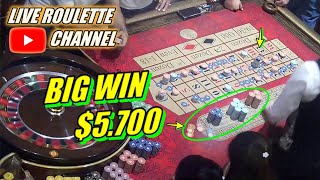 🔴 LIVE ROULETTE | 🔥 BIG WIN 🔥 💲5.700  In Casino Las Vegas 🎰  Amazing Session Exclusive ✅ 2023-06-05