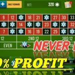 NEVER MISS 100% PROFIT || Roulette Strategy To Win || Roulette Tricks