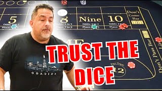 🔥TRUST THE DICE🔥 30 Roll Craps Challenge – WIN BIG or BUST #312