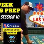 Vegas Craps Strategy Prep with Live Rolls! Crapsee Code: S9P2Y5
