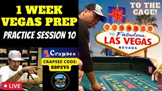 Vegas Craps Strategy Prep with Live Rolls! Crapsee Code: S9P2Y5