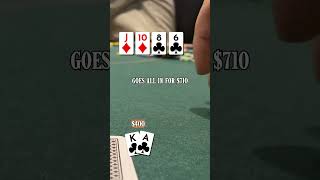 Another Day Another Angle Shooter #poker #texasholdem #pokervlog