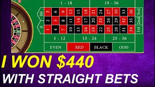 STRAIGHT BET ROULETTE STRATEGY THAT REALLY WORKS GUARANTEED