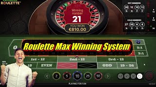 Roulette Max Winning System | Roulette Strategy to Win 🏆