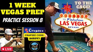 Vegas Craps Strategy Prep with Live Rolls! Crapsee Code: A6S5V3