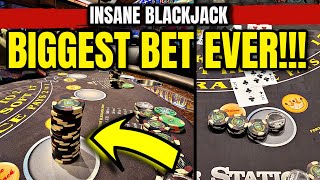 Crazy Blackjack Win!!! 💰 CHA-CHING! We Won ALL the Black Chips in the Dealer Tray!!!