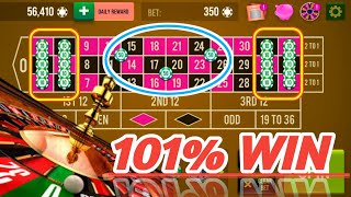 101% Win NEVER MISS 🌹🌹Roulette Strategy To Win || Roulette