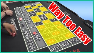 Go from $5 to $1805 with this Roulette Strategy || $5 Harley