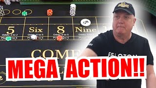 🔥MEGA ACTION🔥 30 Roll Craps Challenge – WIN BIG or BUST #306