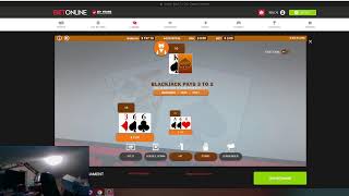 Starting over with Bet Online Blackjack. Will we have better luck?!