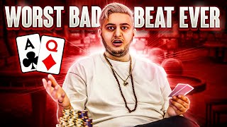 The WORST BAD BEAT of MY LIFE! Poker Vlog