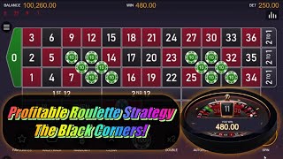 Profitable Roulette Strategy 👉 The Black Corners