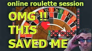 BIG SAVE Roulette Session | Online ROULETTE | Online Roulette Strategy