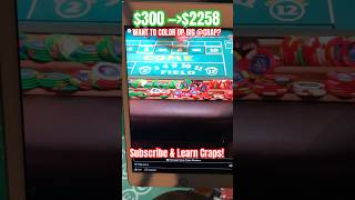 Winning BIG playing Casino Craps – 🎲 learn how!  #craps #dice #howtoplaycraps #colorup
