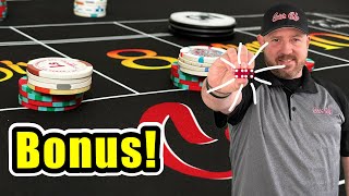 Win Bonus with Craps Hard Way Bets.