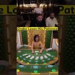 Drake Loses His Patience When Playing Blackjack! #drake #gambling #blackjack #casino