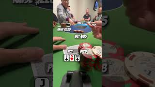 ACES UP AGAINST WHAT?! #shorts #poker #pokervlogs