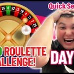 $3,000 Roulette Challenge: 3 MINUTE ROULETTE SESSION! (Day 18)