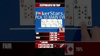 He’s Betting BLIND! 😮‍💨 #PokerStars #LivePoker