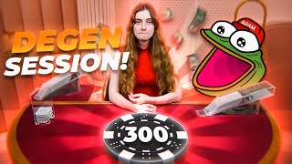 DEGEN SESSION ON BLACKJACK LIVE