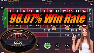 How to Win at Roulette: Roulette Strategy with 98.07% Win Rate