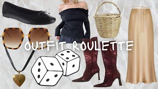 outfit roulette (making outfits with random stores, prices & occasions)