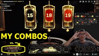 I took my COMBOS to the LIGHTNING ROULETTE Wheel | Online Roulette | Online Roulette Strategy