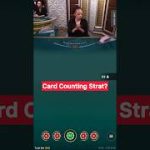 Playing Blackjack Using Card Counting Strategy | Counting Cards Playing Blackjack #shorts #short