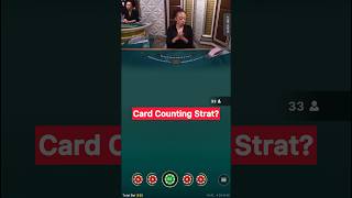 Playing Blackjack Using Card Counting Strategy | Counting Cards Playing Blackjack #shorts #short