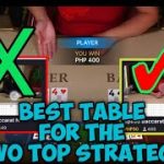 BACCARAT (ENG.SESSION) | BEST TABLE FOR THE TWO TOP MIRROR NO MIRROR STRATEGY