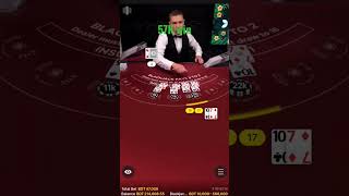 57k win #casinogame #casino #blackjack #blackjackvideo