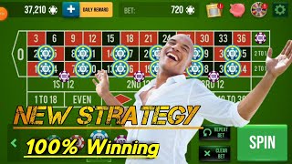 New Strategy 100% Winning Trick 🌹 || Roulette Strategy To Win || Roulette