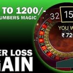 100 to 1200 roulette winning strategy and tricks telugu