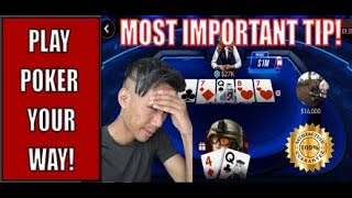WINNING TIP FOR ZYNGA POKER TEXAS HOLD ‘EM | Play Comfortably; Your Way | No Pressure!