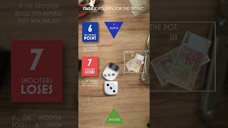 Play CRAPS (Street Dice) in 1 Minute! #dice #games #casino