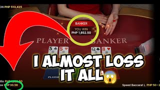 BOX TYPE PATTERN ALMOST GONE WRONG😭 | BACCARAT ENGLISH SESSION | BACCARAT STRATEGY