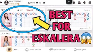 BACCARAT | THE BEST TABLE FOR ESKALERA (MARTINGALE)