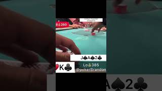 AK o – beer flick – #pokerbrandon #poker #povpoker #aa #kk #pokerstrategy #qq #jj #bluff #flop