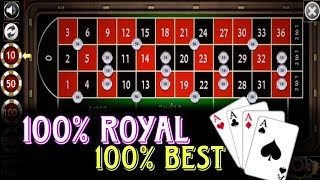 100% Best Win Capacity at Roulette | Roulette Strategy to Win