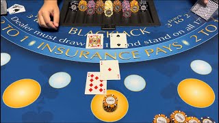 Blackjack | $500,000 Buy In | UNBELIEVABLE HIGH ROLLER COMEBACK WIN! Huge Blackjack Winning Streak!