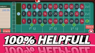 100% Helpful roulette strategy // Roulette strategy to win // Roulette