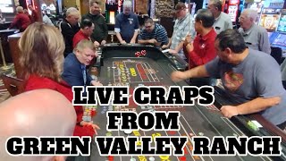 Live Craps from Green Valley Ranch Casino #dice #tablegames #vegaslocals #vegas #lasvegas