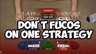 THE IMPORTANCE OF USING DIFFERENT STRATEGIES #baccarat