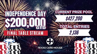 $427,000 Poker Tournament Final Table | TCH LIVE Dallas, TX