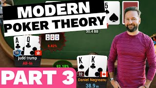 PART 3!!! How to Use MODERN POKER THEORY – $25,000 Buy-in Super High Roller!