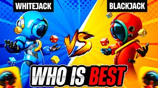 WHITEJACK 🆚 BLACKJACK 😈 // WHO IS BEST? 🤔 // #whitejack #blackjack  #supersusgameplay #supersushindi