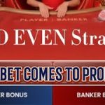 Baccarat Tips & Strategy using Odd & Even Strat! …. low bet comes to profit daily….