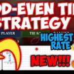 BACCARAT (ENG.SESSION) | NEW STRATEGY WITH THE HIGHEST WIN RATE 🔥🔥 | ODD-EVEN TIE STRATEGY |SOLID💪