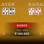 Today i won 150k in 10 minutes in baccarat live casino