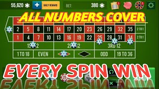 All Numbers Cover 🌹🌹 || Roulette Strategy To Win || Roulette Tricks